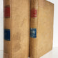 1822 History of states & peoples of ancient world in GERMAN antique 2 VOLUMES