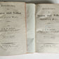 1822 History of states & peoples of ancient world in GERMAN antique 2 VOLUMES