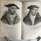 1838 GALLERY OF CHRISTIAN CHURCH REFORMERS in GERMAN antique 5 VOLS illustrated