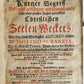 1719 THEOLOGY BOOK in GERMAN antique PIGSKIN BINDING