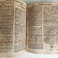 1719 THEOLOGY BOOK in GERMAN antique PIGSKIN BINDING