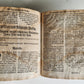 1719 THEOLOGY BOOK in GERMAN antique PIGSKIN BINDING