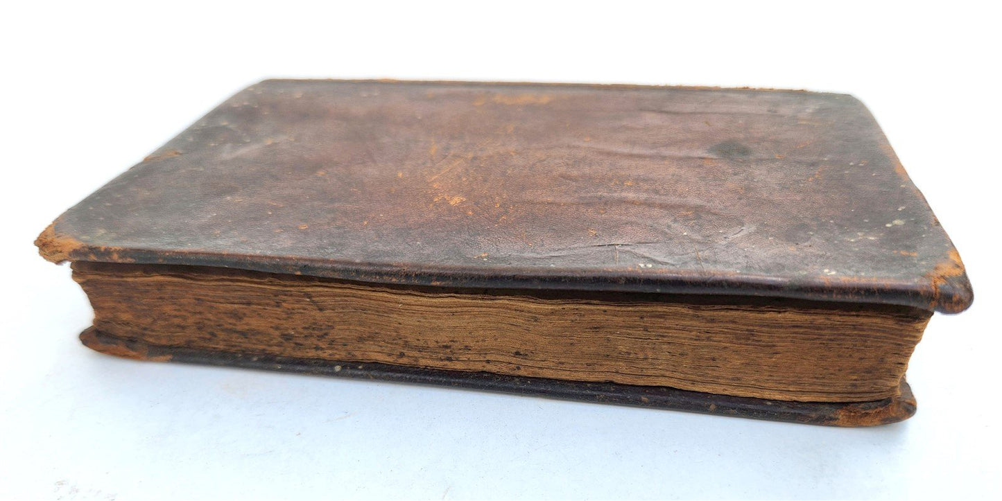 1828 BIBLE the NEW TESTAMENT of LORD & SAVIOUR antique Americana