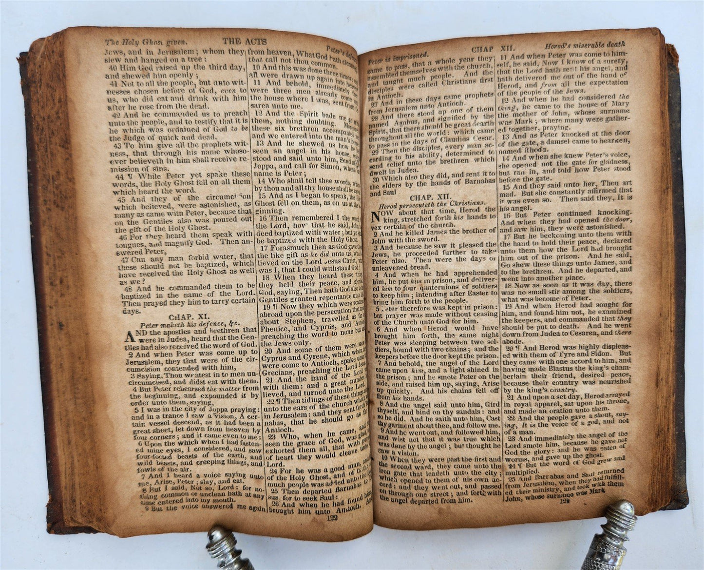 1828 BIBLE the NEW TESTAMENT of LORD & SAVIOUR antique Americana