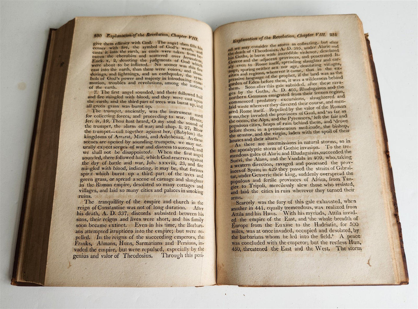 1814 EXPLANATION of PRINCIPAL TYPES THE PROPHECIES from BIBLE antique AMERICANA