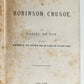 1880 LIFE AND ADVENTURES of ROBINSON CRUSOE by DANIEL DE FOE antique