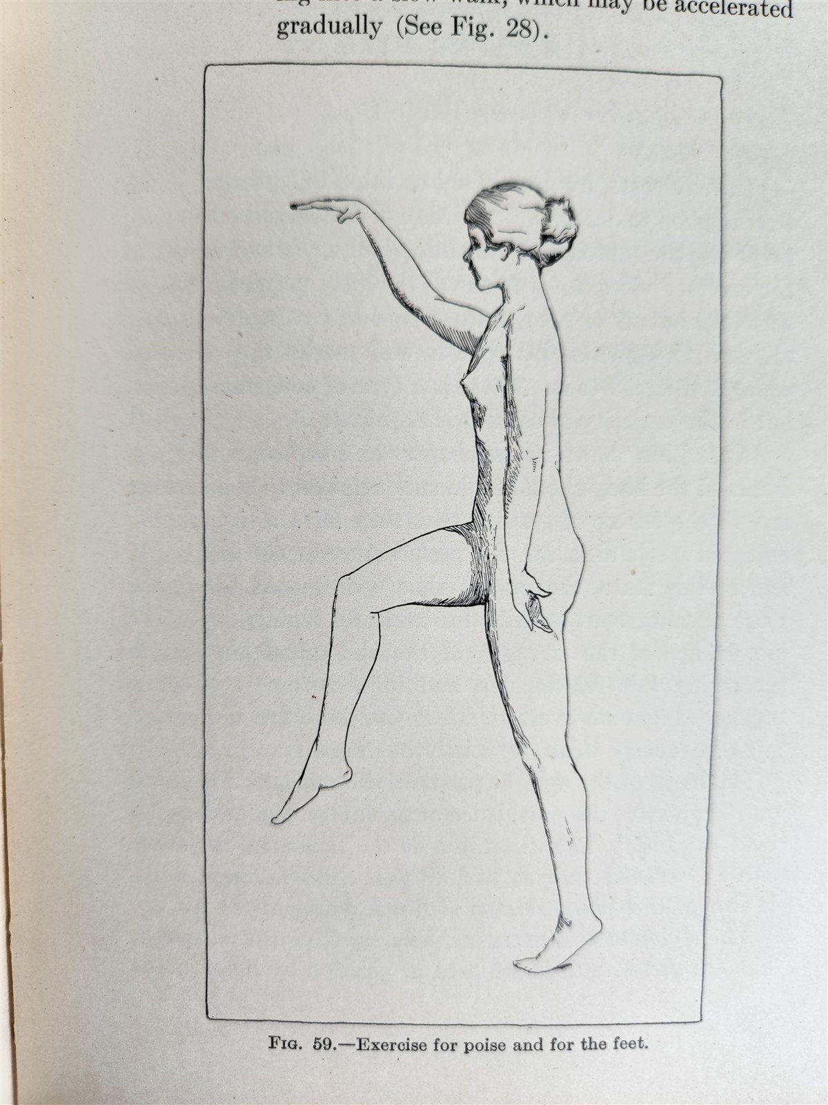 1922 INDIVIDUAL GYMNASTICS antique ILLUSTRATED