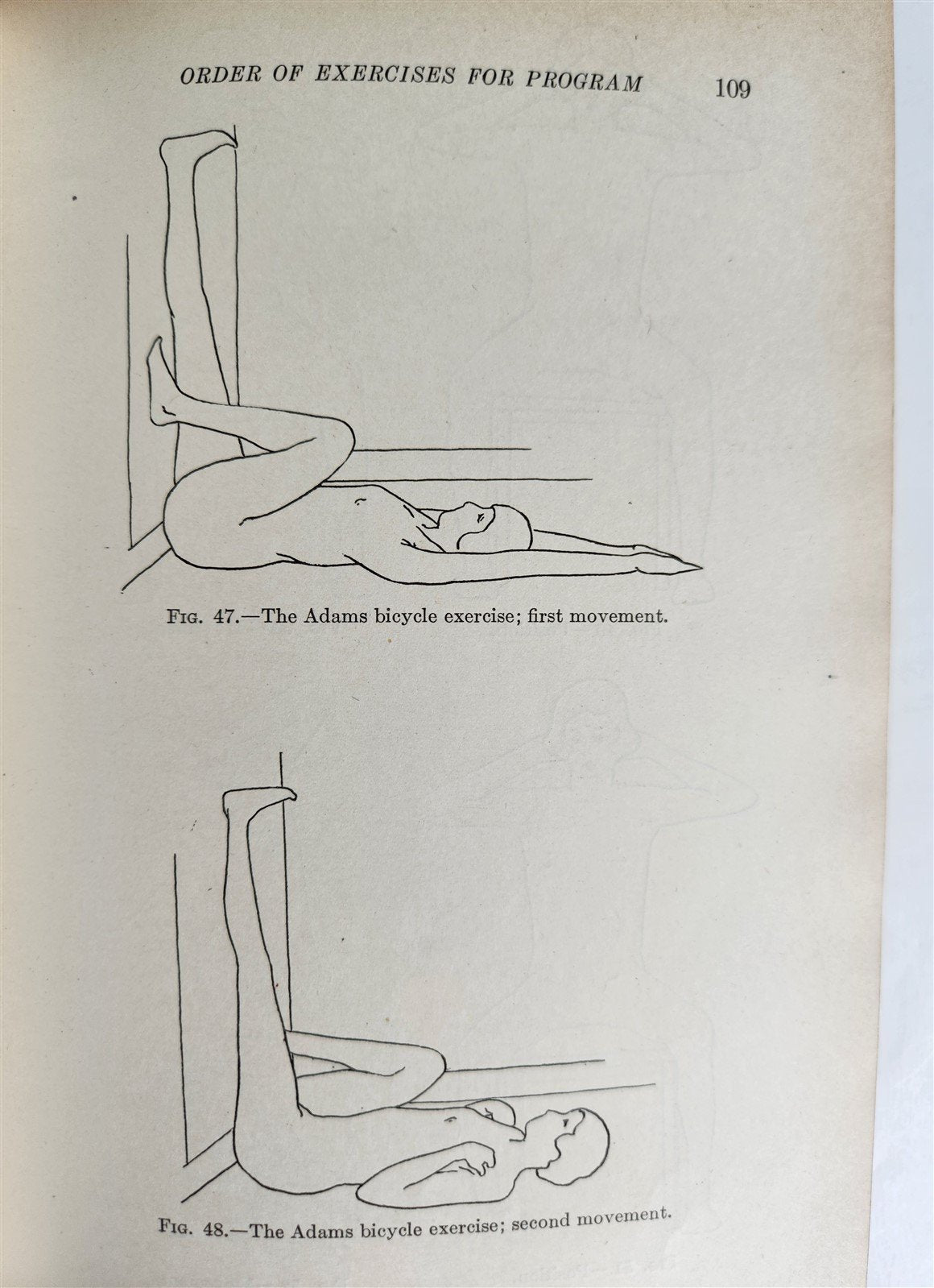 1922 INDIVIDUAL GYMNASTICS antique ILLUSTRATED