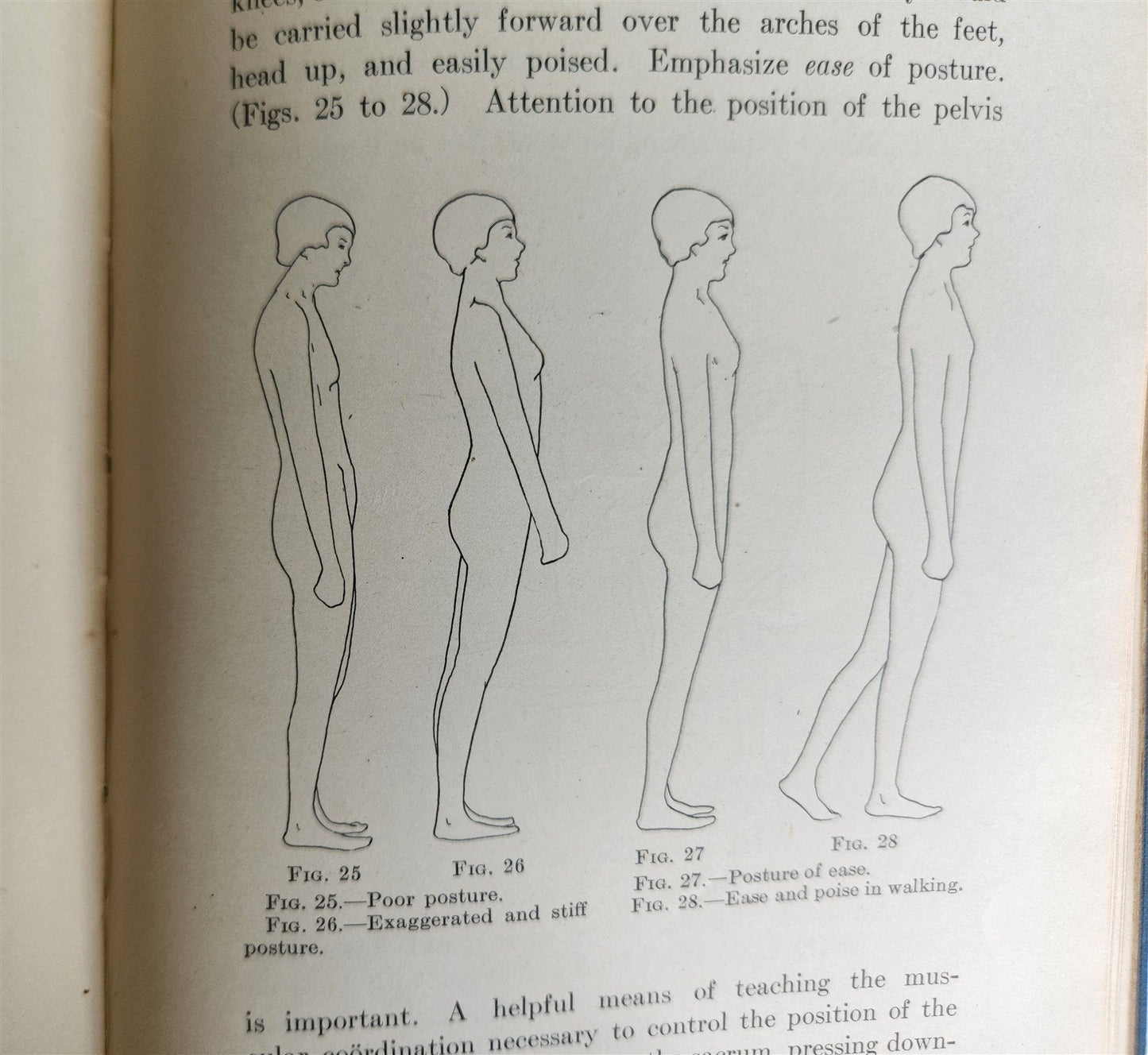 1922 INDIVIDUAL GYMNASTICS antique ILLUSTRATED