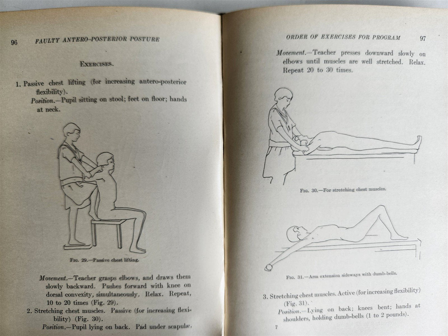 1922 INDIVIDUAL GYMNASTICS antique ILLUSTRATED