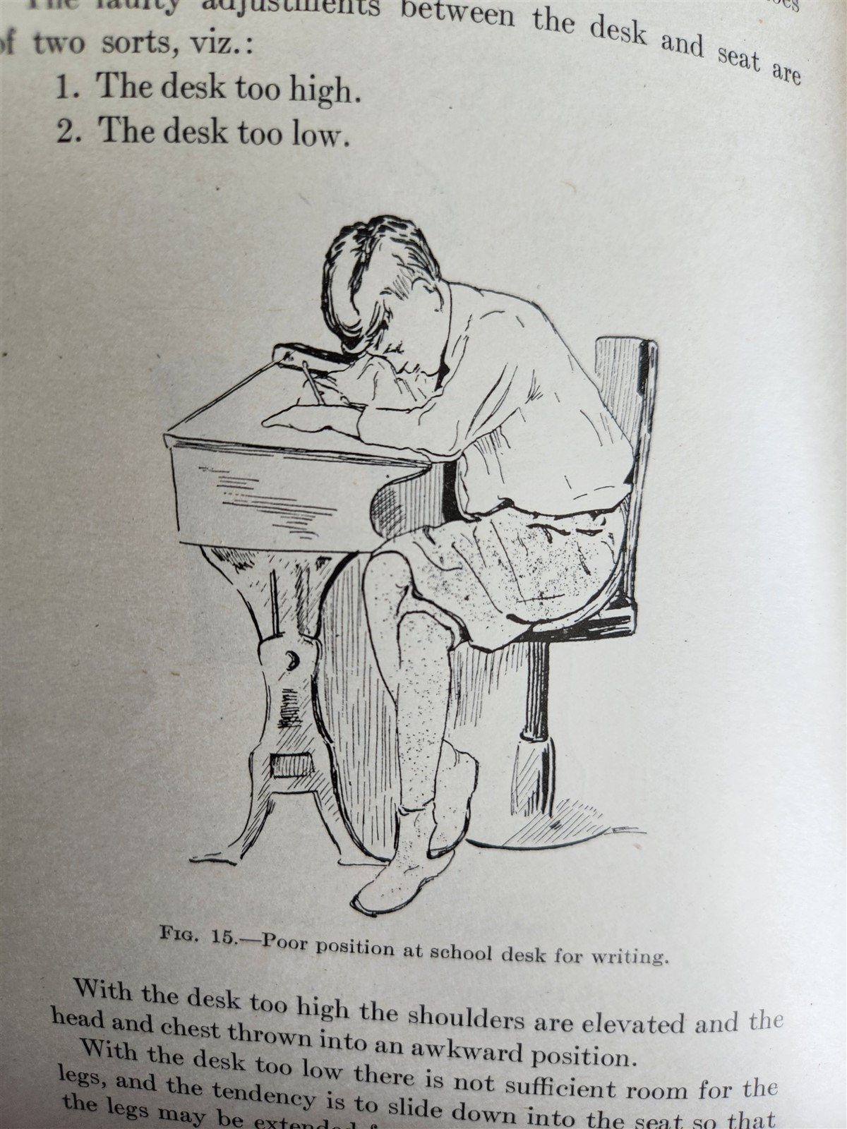 1922 INDIVIDUAL GYMNASTICS antique ILLUSTRATED