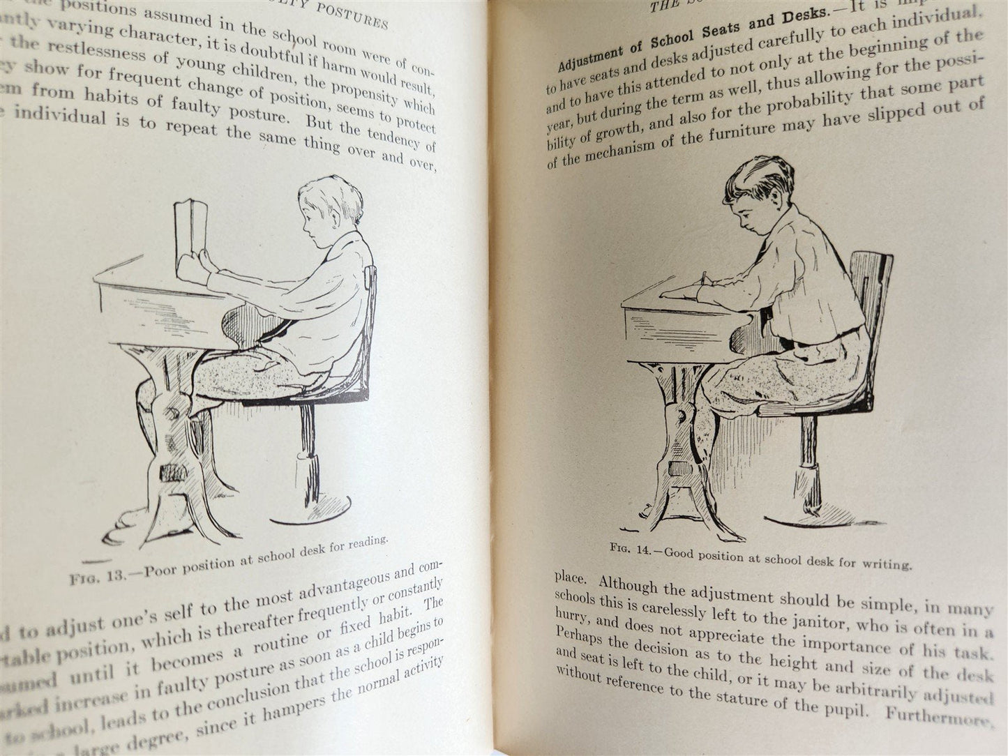 1922 INDIVIDUAL GYMNASTICS antique ILLUSTRATED