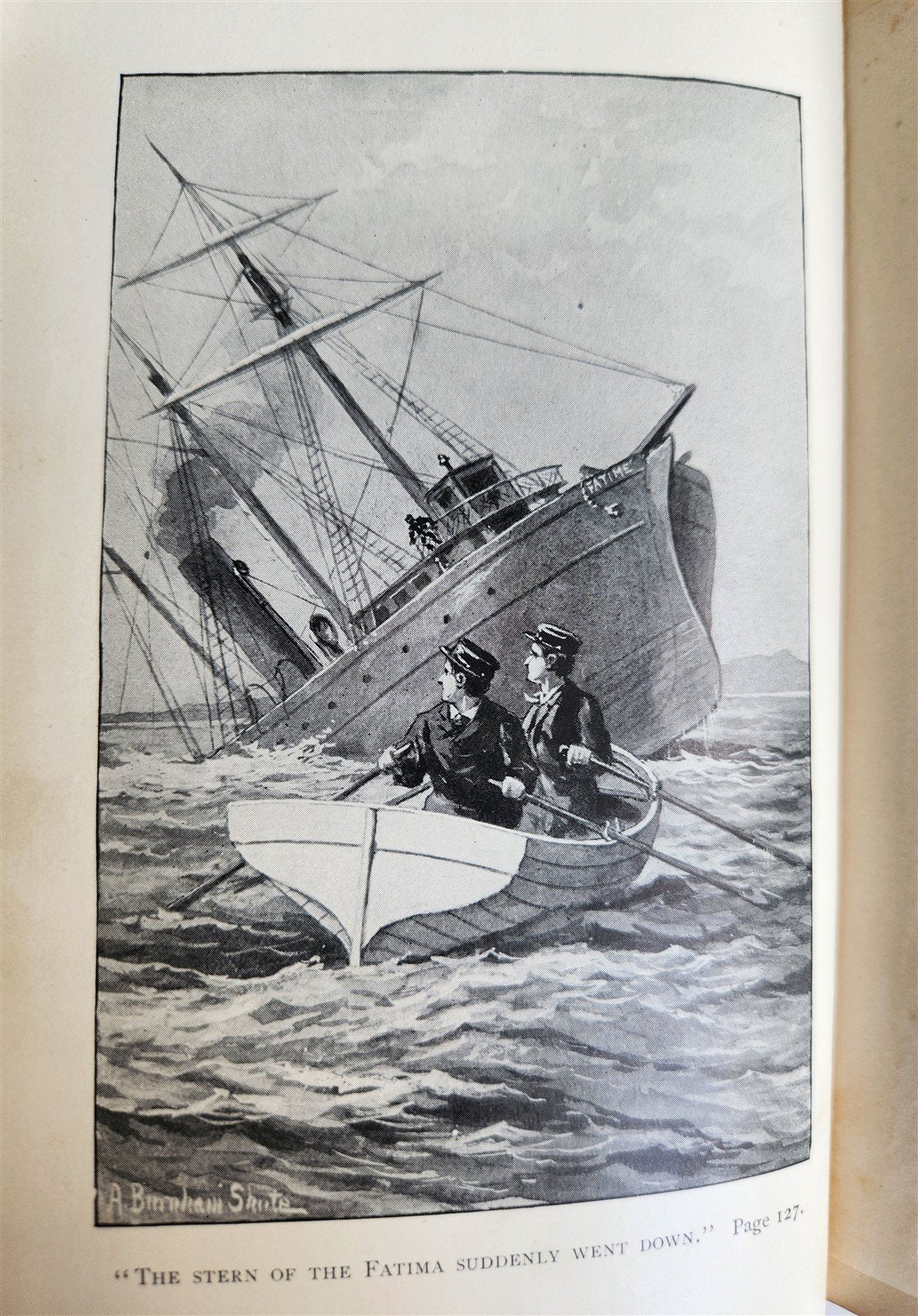 1895 ASIATIC BREEZES or STUDENTS ON THE WING by OLIVER OPTIC antique