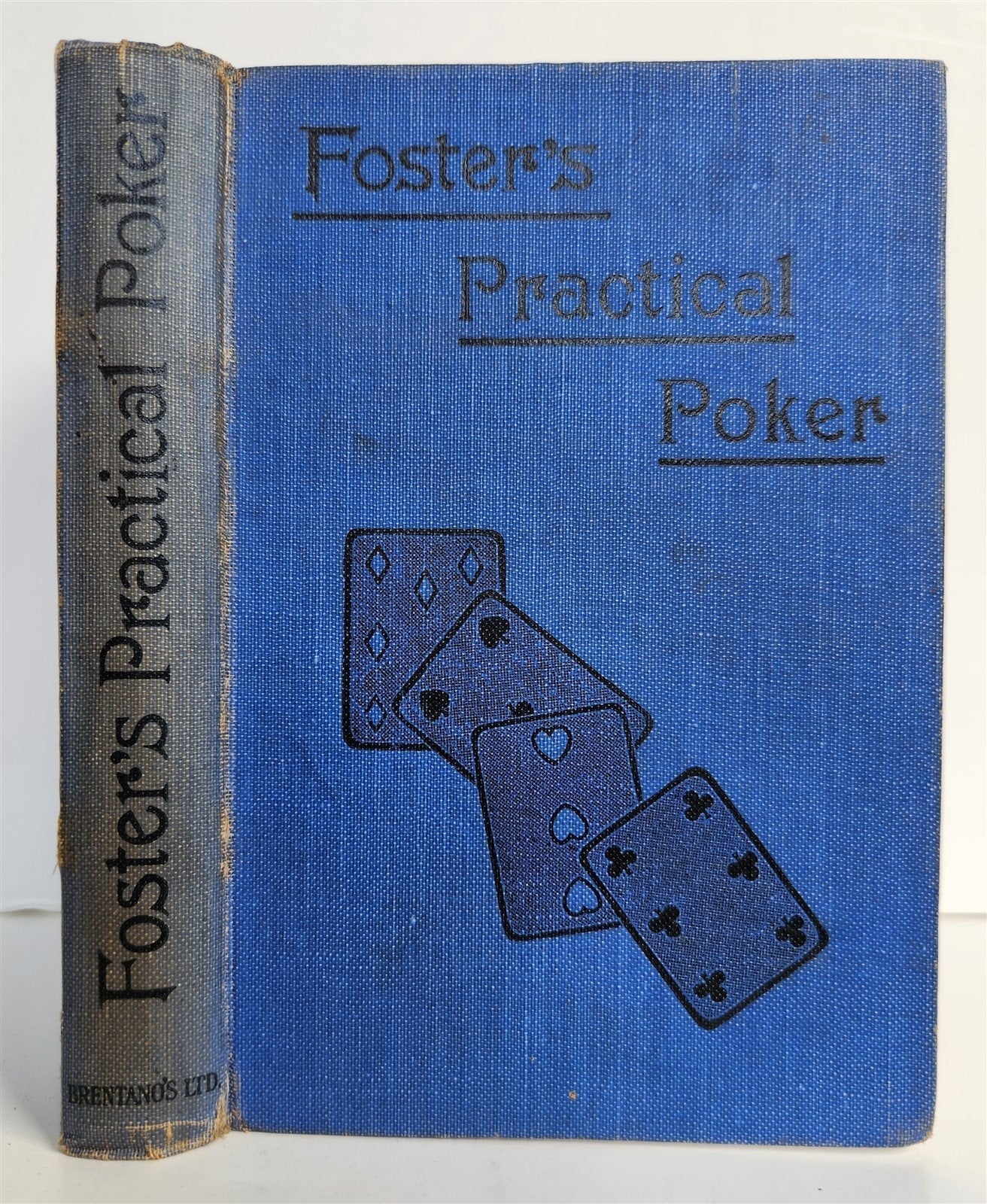 1922 PRACTICAL POKER by R.F. FOSTER antique ILLUSTRATED