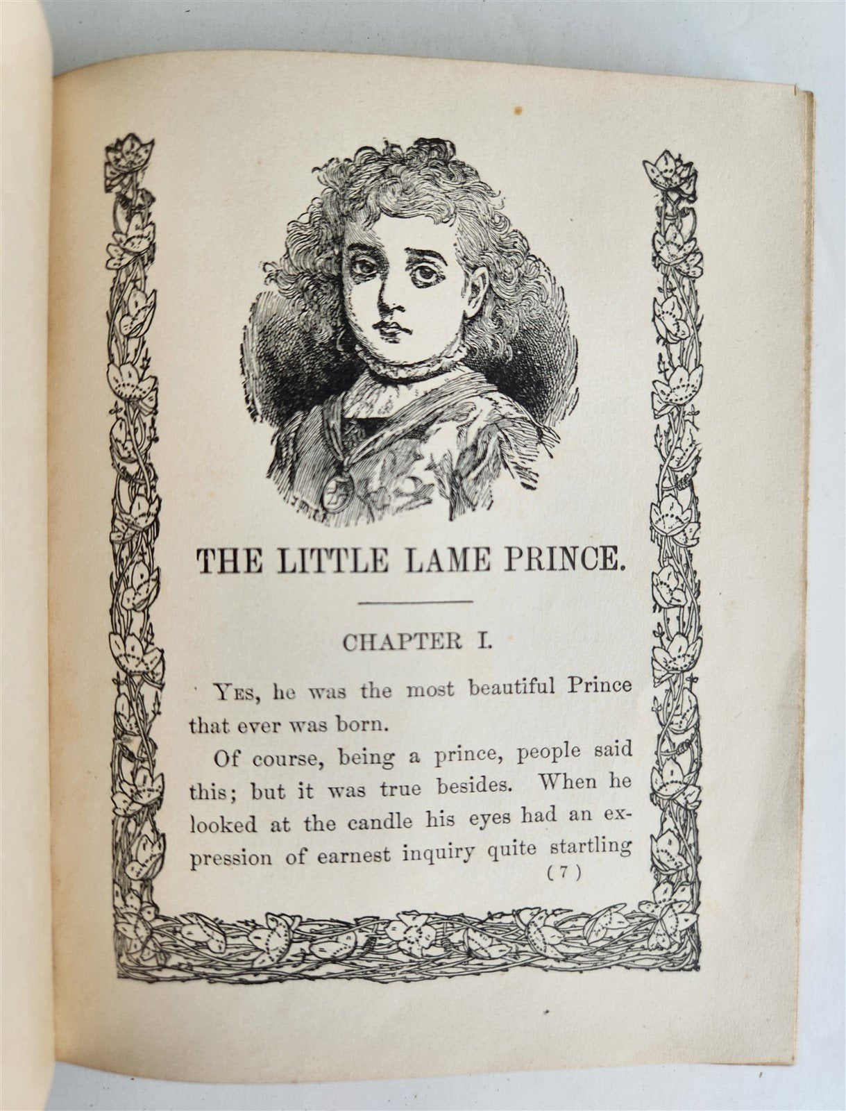 1915 LITTLE LAME PRINCE & his traveling cloak antique ILLUSTRATED CHILDRENS BOOK