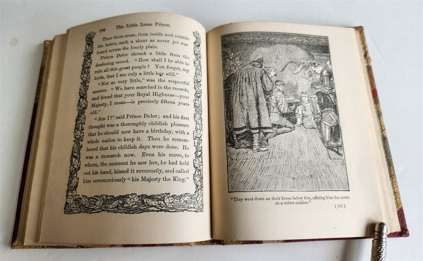 1915 LITTLE LAME PRINCE & his traveling cloak antique ILLUSTRATED CHILDRENS BOOK