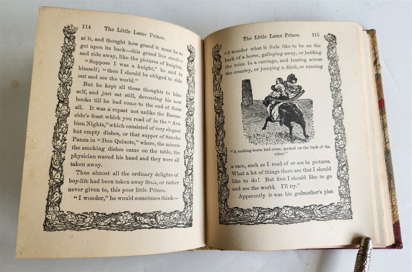 1915 LITTLE LAME PRINCE & his traveling cloak antique ILLUSTRATED CHILDRENS BOOK