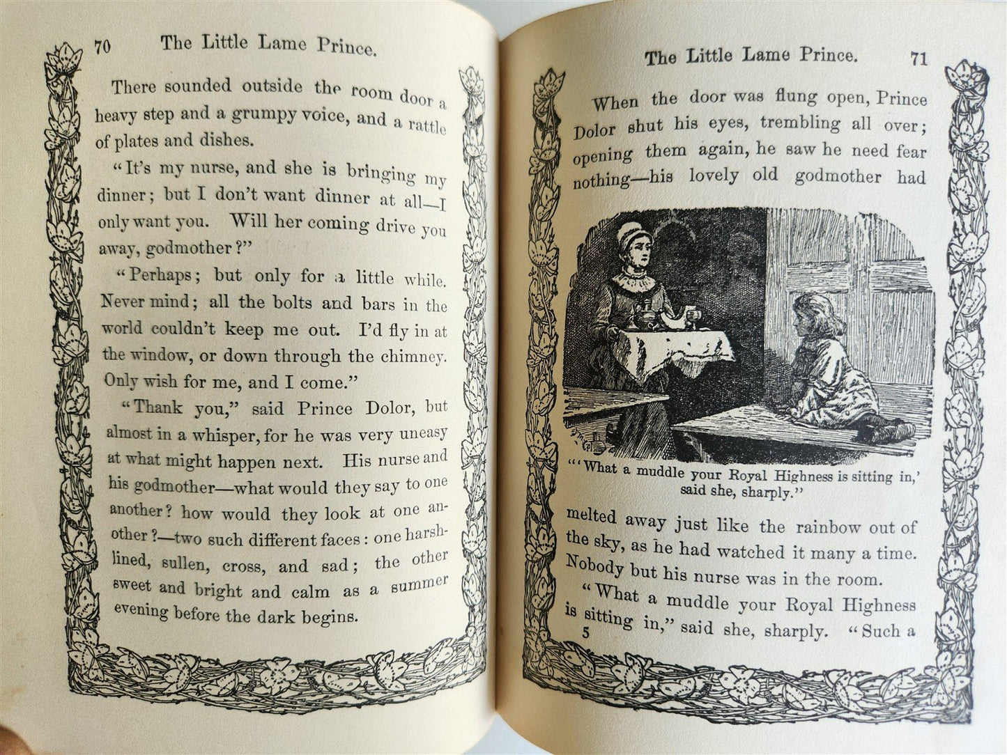 1915 LITTLE LAME PRINCE & his traveling cloak antique ILLUSTRATED CHILDRENS BOOK