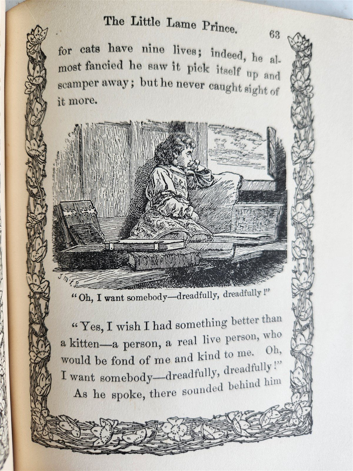 1915 LITTLE LAME PRINCE & his traveling cloak antique ILLUSTRATED CHILDRENS BOOK