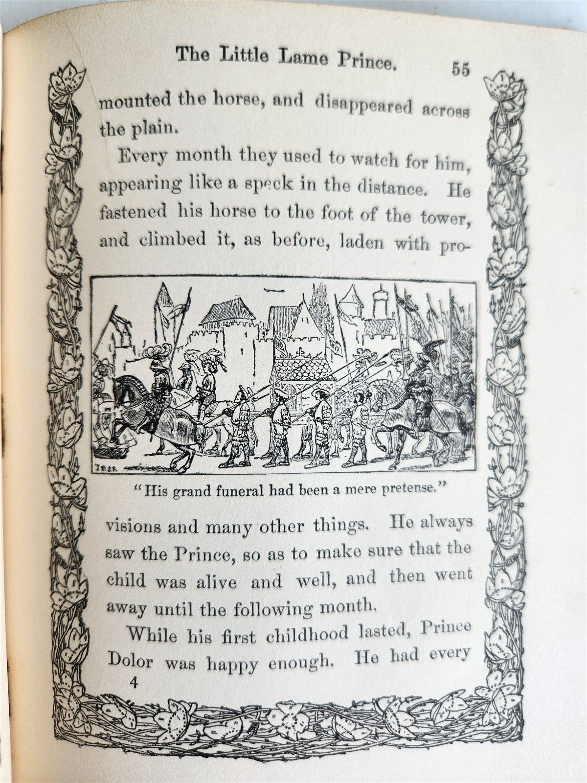 1915 LITTLE LAME PRINCE & his traveling cloak antique ILLUSTRATED CHILDRENS BOOK