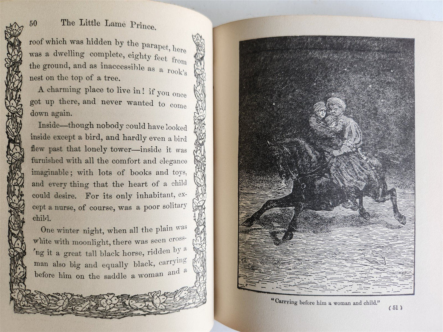 1915 LITTLE LAME PRINCE & his traveling cloak antique ILLUSTRATED CHILDRENS BOOK