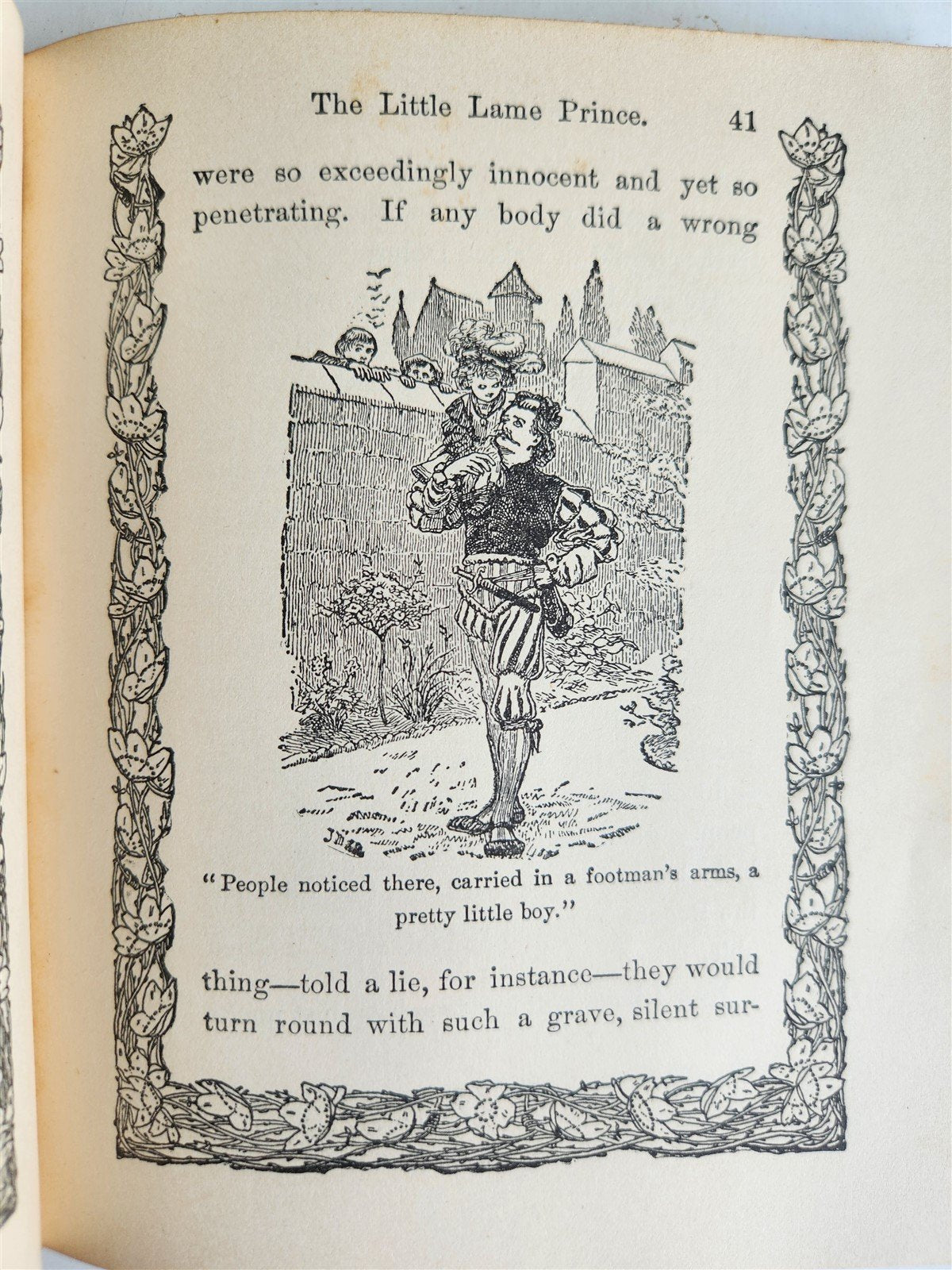 1915 LITTLE LAME PRINCE & his traveling cloak antique ILLUSTRATED CHILDRENS BOOK