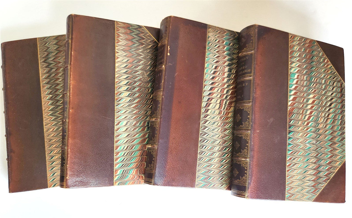 1888 HISTORY OF THE UNITED NETHERLANDS 4 volumes ANTIQUE in ENGLISH
