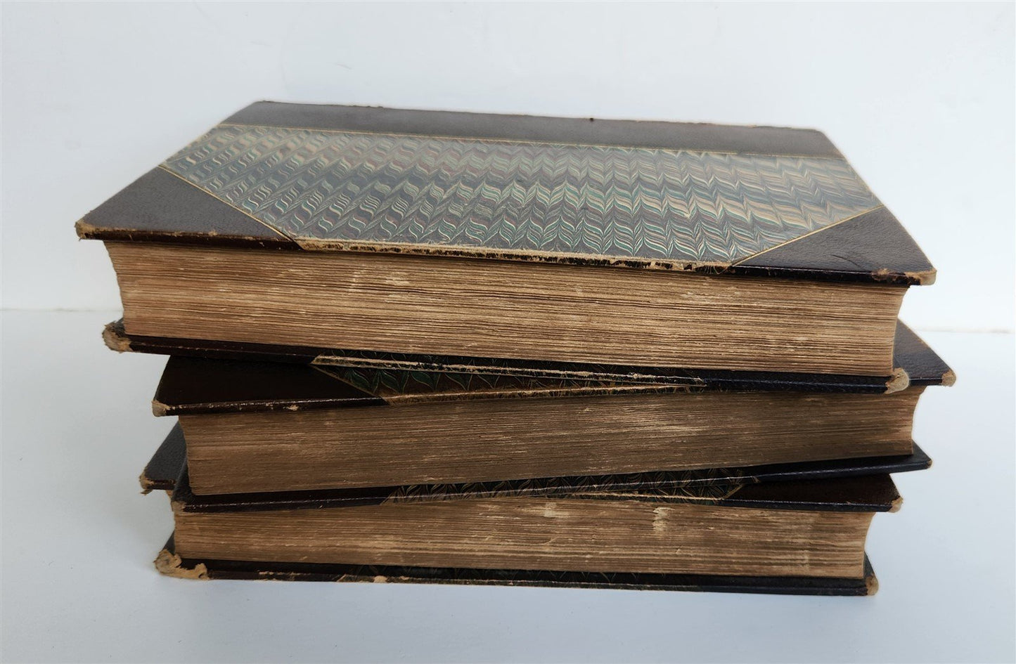 1883 THE RISE OF DUTCH REPUBLIC HISTORY by J.Motley 3 volumes ANTIQUE in ENGLISH