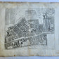 1720 MAP of LONDON antique MAPP OF PARISHES of ST.CLEMENTS DANES ST.MARY SAVOY