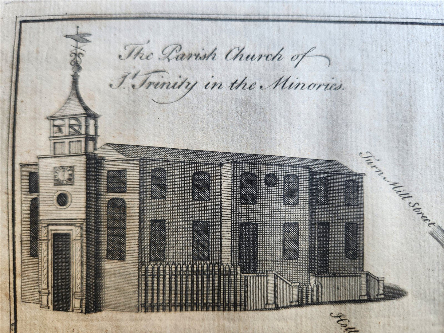 1784 Sir John Evelyn's Plan for Rebuilding London after Great Fire in 1666