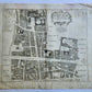 1720 Cheape Ward With its Division into Parishes ANTIQUE engraving LONDON MAP