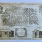 1772 NEW AND ACCURATE SURVEY OF THE PARISHES ANTIQUE engraving LONDON MAP