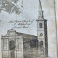 1772 NEW AND ACCURATE SURVEY OF THE PARISHES ANTIQUE engraving LONDON MAP
