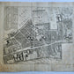 1720s MAP of LONDON antique MAPP OF PARISHES of ST.CLEMENTS DANES ST.MARY SAVOY
