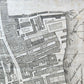 1720s MAP of LONDON antique MAPP OF PARISHES of ST.CLEMENTS DANES ST.MARY SAVOY