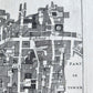 1754 MAP of LONDON antique BILLINGSGATE WARD and BRIDGE WARD