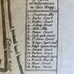 1754 MAP of LONDON antique A MAPP OF THE PARISH OF ST. ANNS