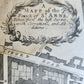 1754 MAP of LONDON antique A MAPP OF THE PARISH OF ST. ANNS