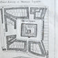 1750s MAP of LONDON antique A MAP of the TOWER LIBERTY