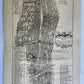 1754 MAP of LONDON antique BISHOPGATE STREET WARD
