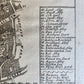 1754 MAP of LONDON antique BISHOPGATE STREET WARD