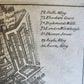 1754 MAP of LONDON antique BISHOPGATE STREET WARD
