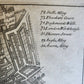 1754 MAP of LONDON antique BISHOPGATE STREET WARD