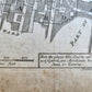 1754 MAP of LONDON antique LANGBORNE & CANDLEWICK WARD