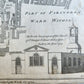 1754 MAP of LONDON antique ALDERSGATE WARD