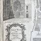 1755 MAP of LONDON antique CHEAP WARD