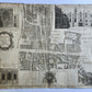 1755 MAP of LONDON antique CHEAP WARD