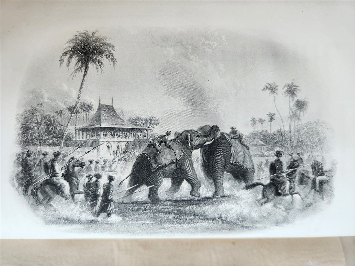 1861 PICTURESQUE INDIA ANTIQUE ILLUSTRATED L'INDE PITTORESQUE