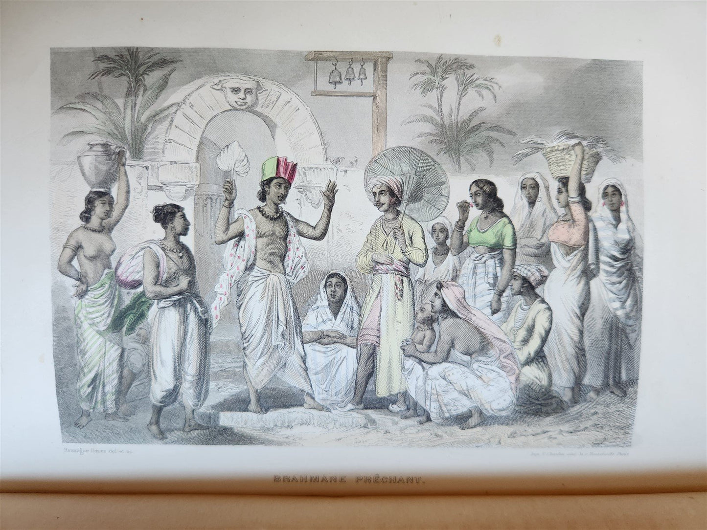 1861 PICTURESQUE INDIA ANTIQUE ILLUSTRATED L'INDE PITTORESQUE