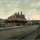 ARLINGTON MA RAILROAD STATION RAILWAY DEPOT ANTIQUE POSTCARD